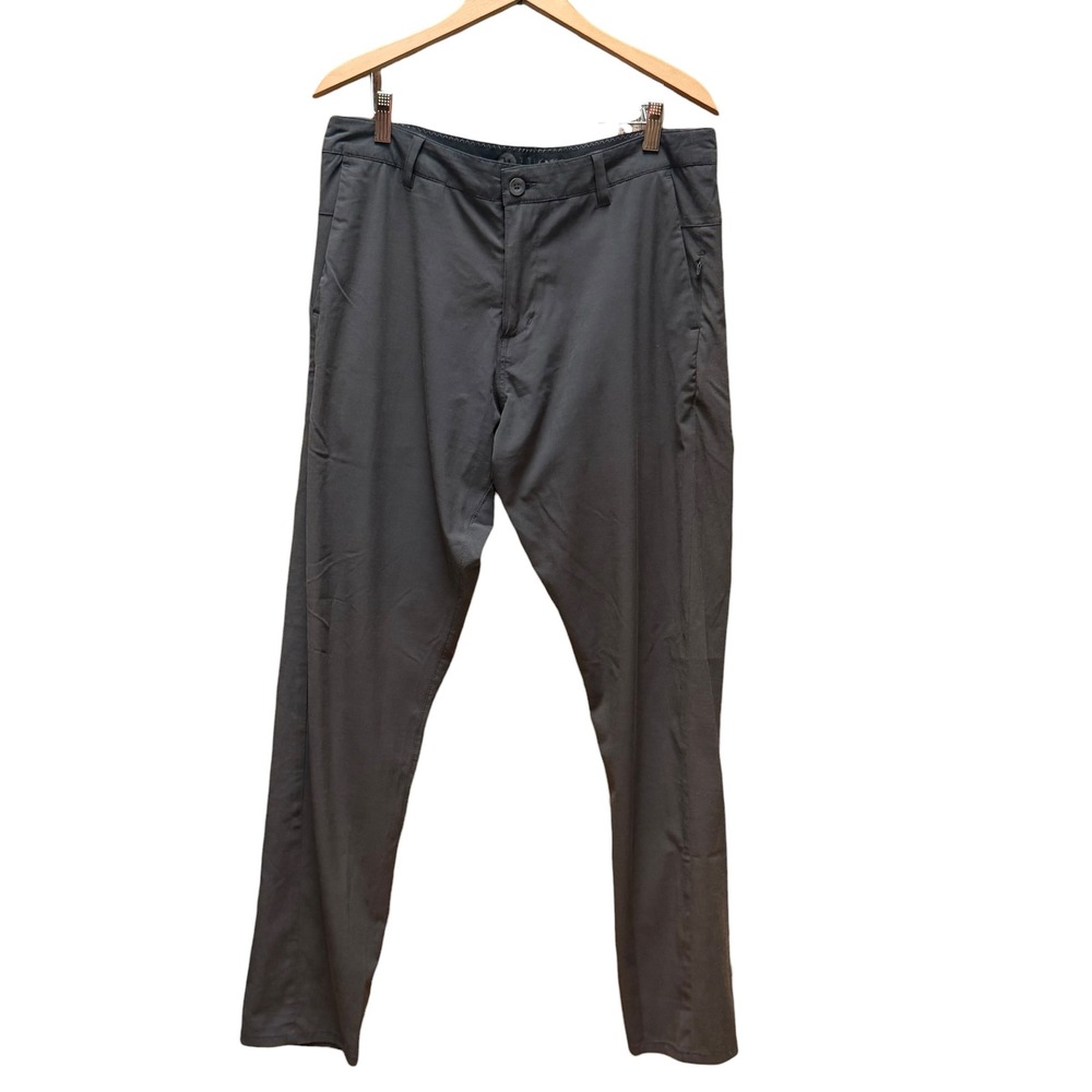 Vuori Pants Mens 33 Gray Meta Pant Performance Stretch Tech Commuter Golf Casual